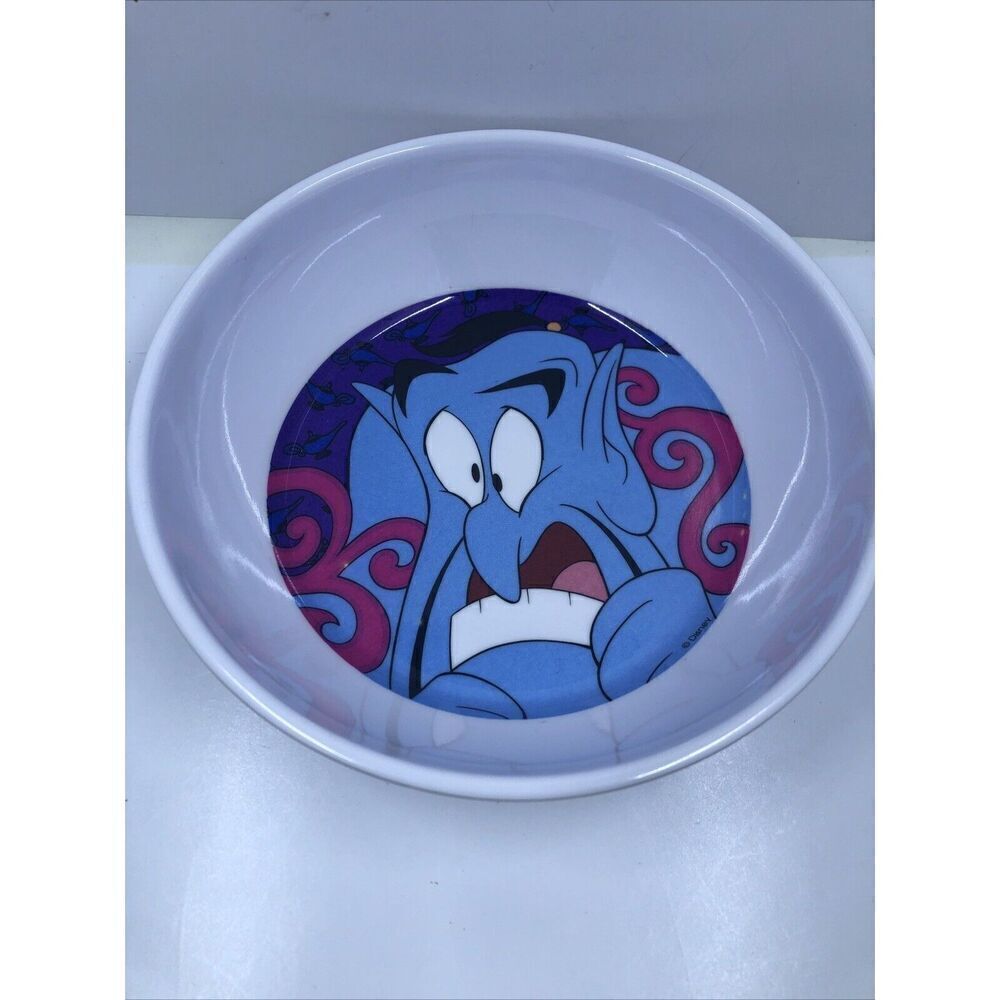 Vintage Zak Designs Disney Aladdin Cereal Bowl Genie